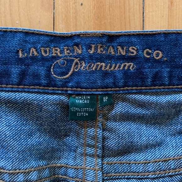 Lauren Jeans Co Premium Straight Cut Jeans 8P - Picture 2 of 9